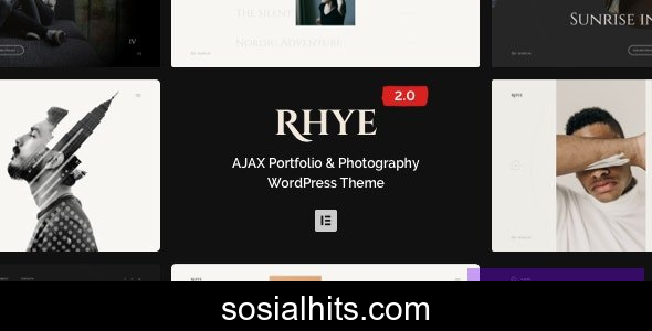 Rhye v4.1.3 – AJAX Portfolio WordPress Theme