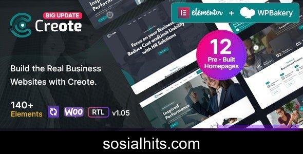 Creote v2.8.9 - Consulting Business WordPress Theme