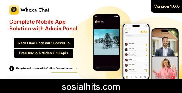 Whoxa App v1.0.8 - Whatsapp Clone App