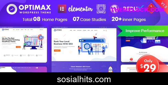 Optimax v2.0.4 - SEO & Marketing WordPress Theme