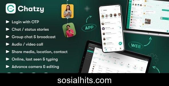Chatzy v1.0.13 - Whatsap Clone Chat & Call App