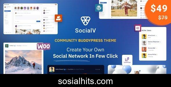SocialV v2.1.2 - Social Network and Community BuddyPress Theme