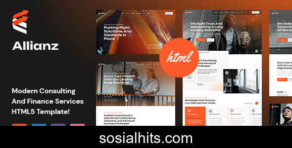 Allianz - Modern Consulting & Finance HTML5 Template