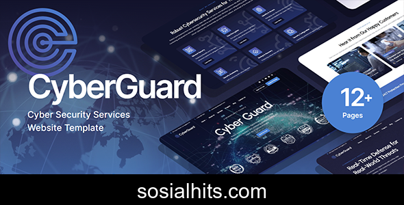 CyberGuard - Cyber Security Services HTML Template