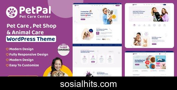 Petpal v1.0 - Pet Care & Pet Shop WordPress Theme