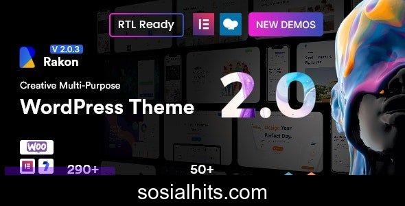 Rakon v2.2.8 - Creative Multi-Purpose WordPress Theme