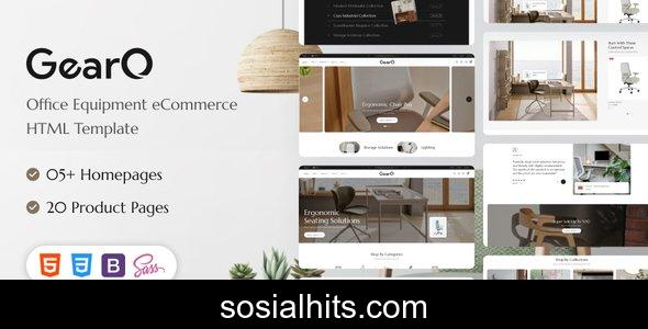 GearO - Furniture Store eCommerce HTML Template