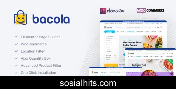 Bacola v1.5.3 - Grocery Store and Food eCommerce Theme