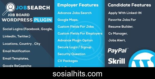 JobSearch v2.9.9 - WP Job Board WordPress Plugin