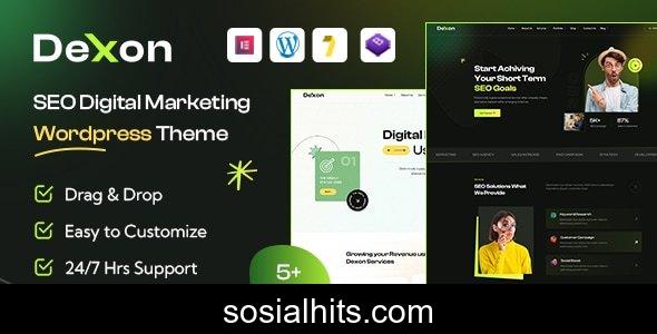 Dexon - SEO & Digital Marketing WordPress Theme