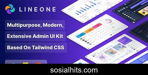 Lineone v3.1.0 - Multipurpose Tailwind CSS Admin Template based on HTML, HTML + Laravel