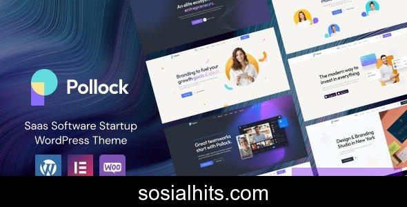Pollock v1.2.5 - Saas Software Startup WordPress Theme