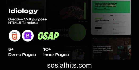 Idiology - Creative & Corporate Multipurpose HTML5 Template