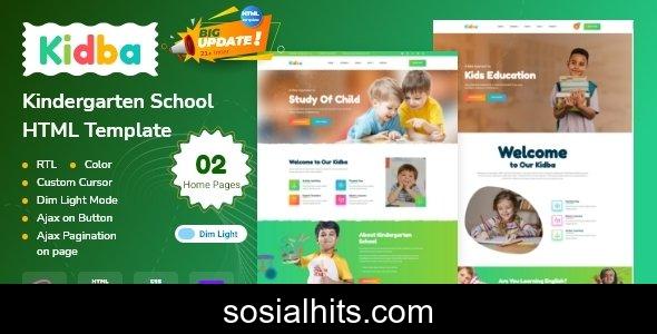 Kidba - Education HTML Template
