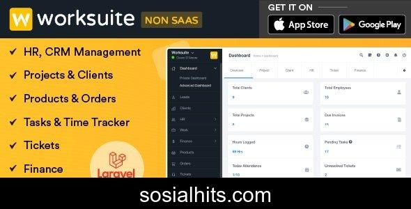 WORKSUITE v5.5.14 - HR, CRM and Project Management - nulled