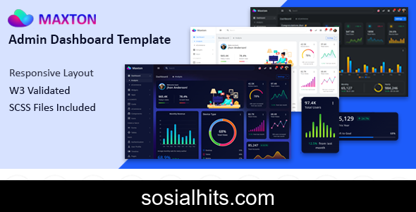 Maxton - Bootstrap5, Laravel, Angular, ASP.Net, MVC, Nodejs, Symfony, Django, php, YII, CodeIgniter  - 19 June 2025
