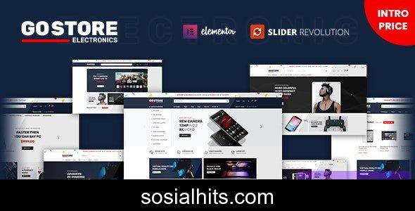 GoStore v1.6.2 - Elementor WooCommerce WordPress Theme