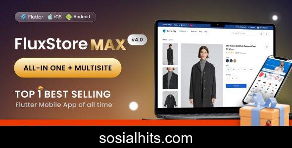 FluxStore MAX v5.4 - The All-in-One and Multisite E-Commerce Flutter App for Businesses of All Sizes