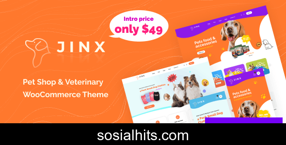Jinx v1.0.9 - Pet Shop & Veterinary WooCommerce Theme