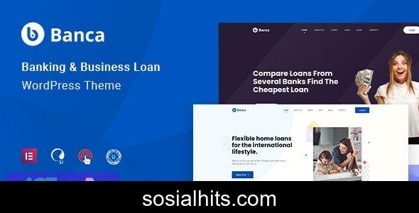 Banca v1.9.5 - Banking, Finance & Business Loan WordPress Theme