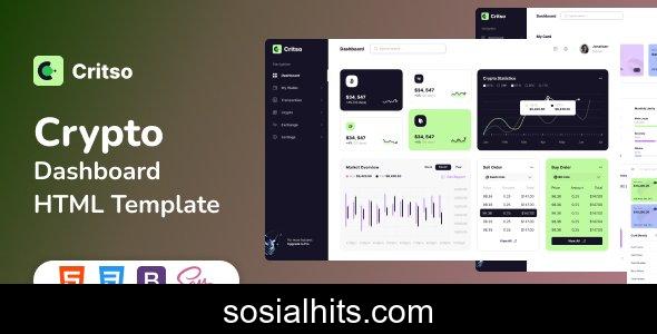 Critso - Crypto Dashboard HTML Template