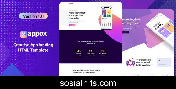 Xappox - App Landing Page
