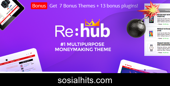 REHub v19.9.7 - Price Comparison, Business Community nulled