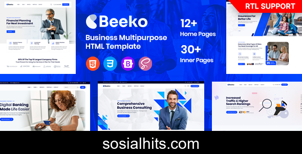Beeko v3.0 - Business Consulting HTML Template + RTL