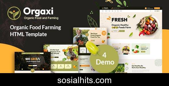 Orgaxi - Organic Food Farming & Shop HTML Template