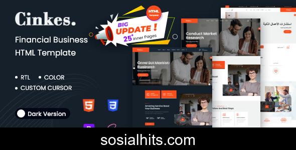 Cinkes - Financial Business HTML5 Template