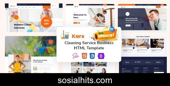 Karx - Cleaning Service Template