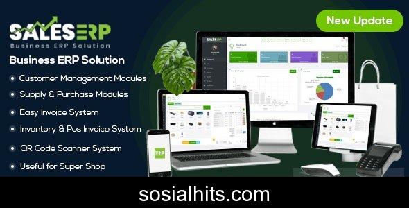 ERP v12.13 – Business ERP Solution / Product / Shop / Company Management - nulled