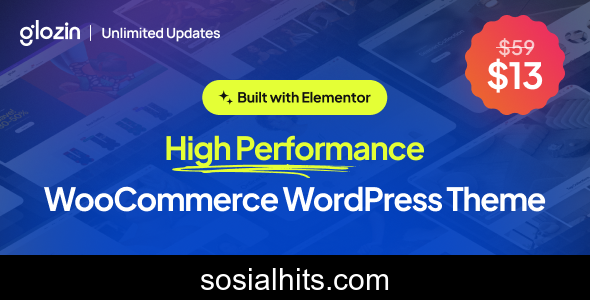 Glozin v1.1.0 - Multipurpose WooCommerce WordPress Theme