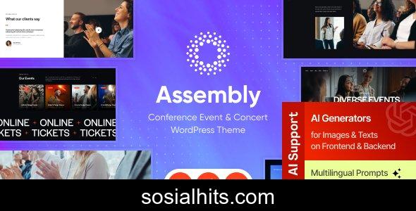 Assembly v1.1 - Conference Event & Concert WordPress Theme