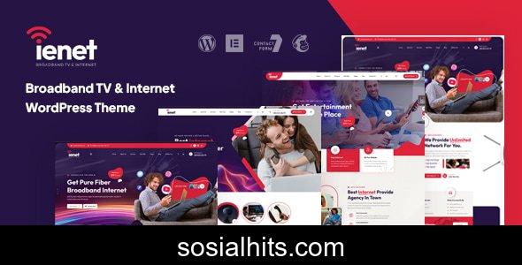 Ienet v1.0.0 - Broadband TV & Internet WordPress Theme
