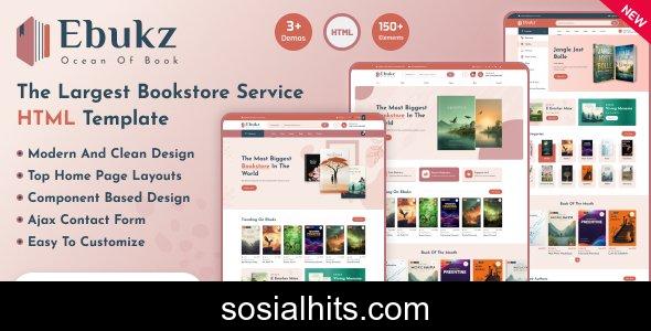 Ebukz - eBooks & Reading Shop HTML Template