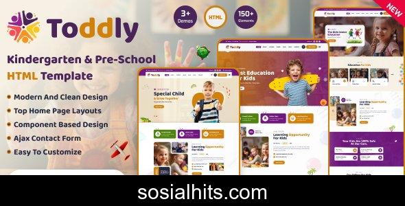 Toddly - Children School & Kindergarten HTML Template