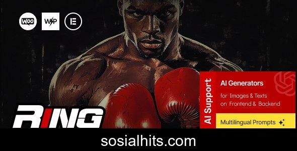 Ring v1.0 - Martial Arts & Boxing WordPress Theme