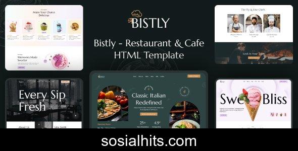 Bistly - Restaurant & Cafe HTML Template