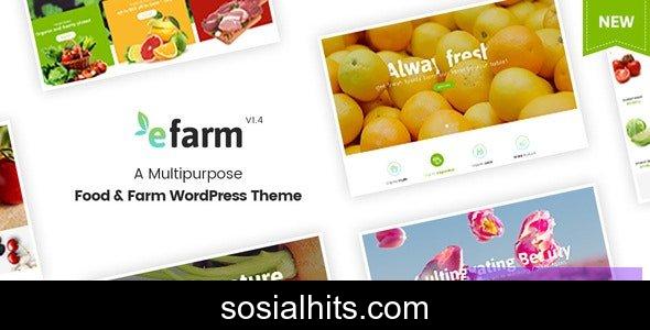 eFarm v2.1.2 - A Multipurpose Food & Farm WordPress Theme