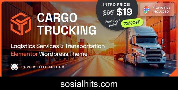 Cargo Trucking v1.0.1 - Transportation Services & Logistics WordPress Theme