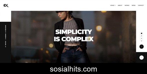 Fightex - Showcase Portfolio Template