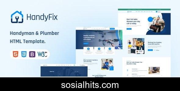 Handyfix – Handyman & Plumber HTML Template