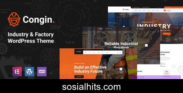 Congin v1.1.5 - Industry & Factory WordPress Theme