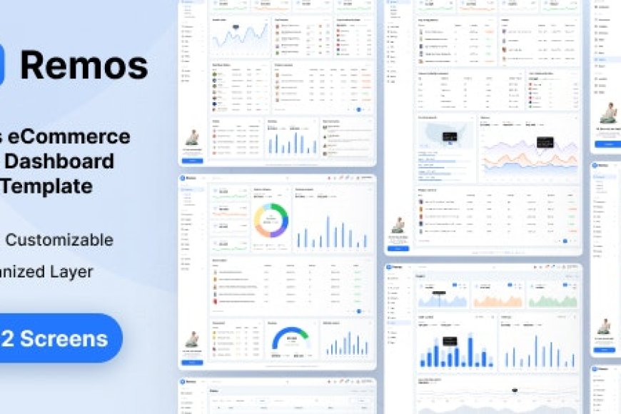 Remos eCommerce Admin Dashboard HTML Template