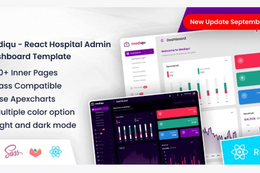 Mediqu v2.0 - Hospital React Admin Dashboard Template
