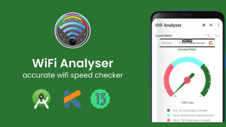 Wifi Analyzer app with Admob Ads - Android 13 supported