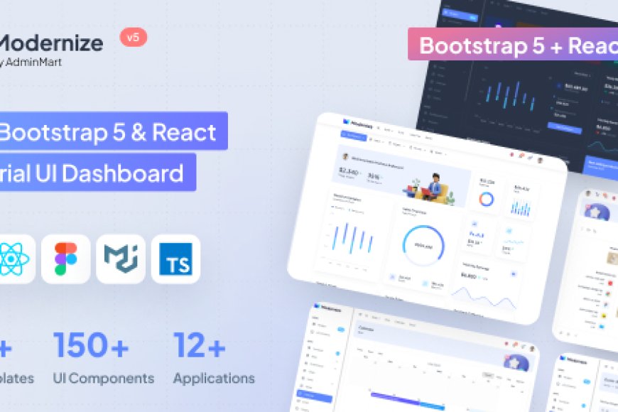 Modernize Bootstrap 5 & React MUI Admin Dashboard