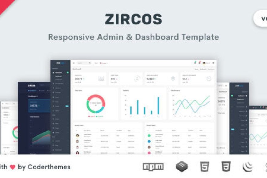 Zircos v3.0.0 - Bootstrap 4 Admin & Dashboard Template