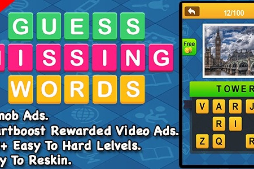 Word Guessing Game for Kids + Guess Missing Word Game + Android Games - 25 November 2024